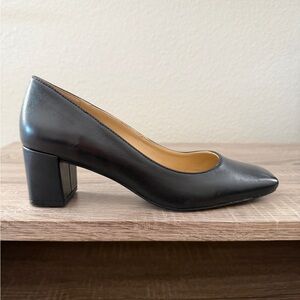 Naturalizer Black Leather Heels